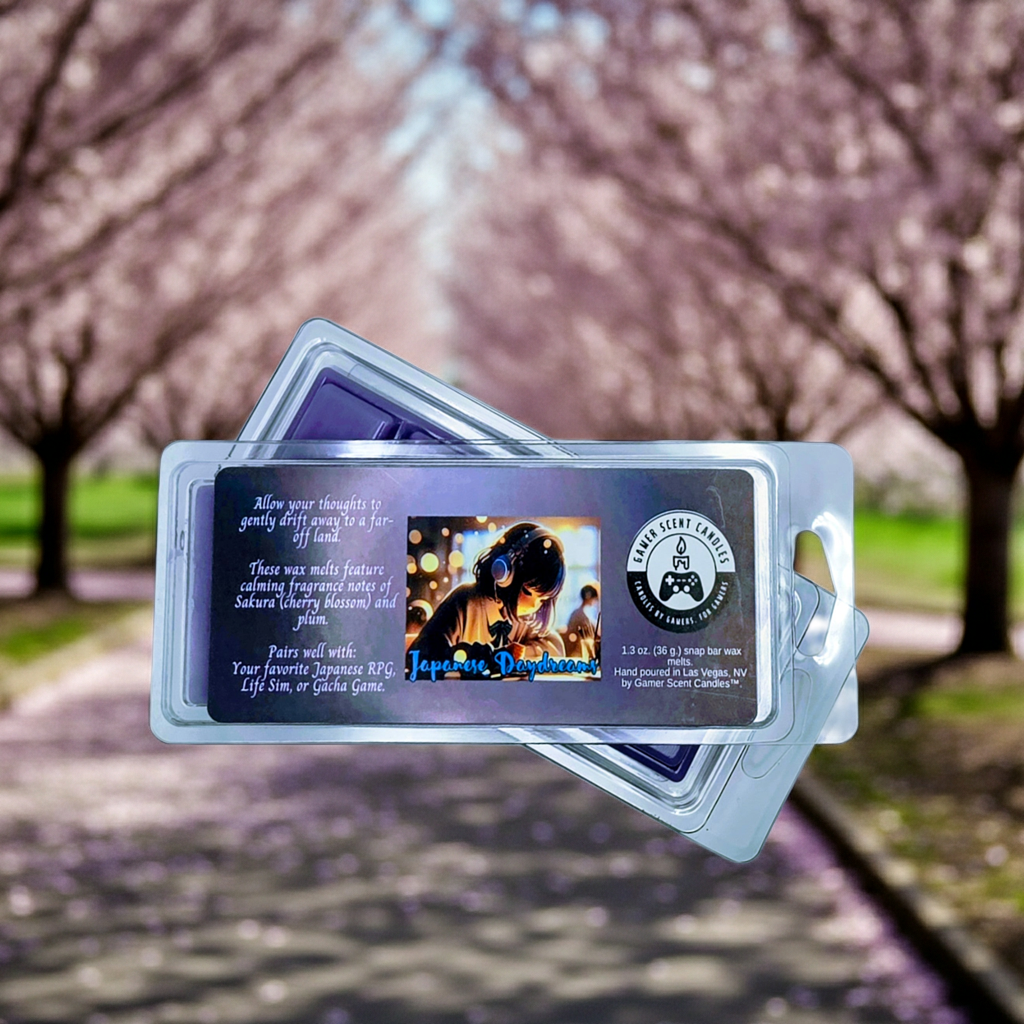 Japanese Daydreams Wax Melt - Cherry Blossom Snap Bar - Gamer