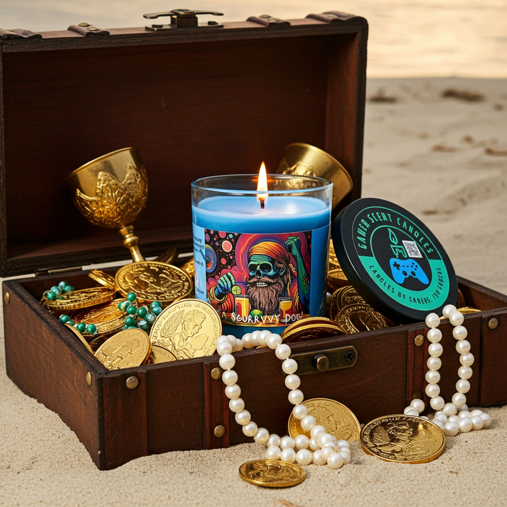 Premium video game-inspired scented soy candles. Video game candles. Perfect gift for gamers. Premium soy wax scented candles.